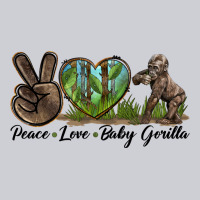 Peace Love Baby Gorilla Heavyweight Sweatshirt | Teevron