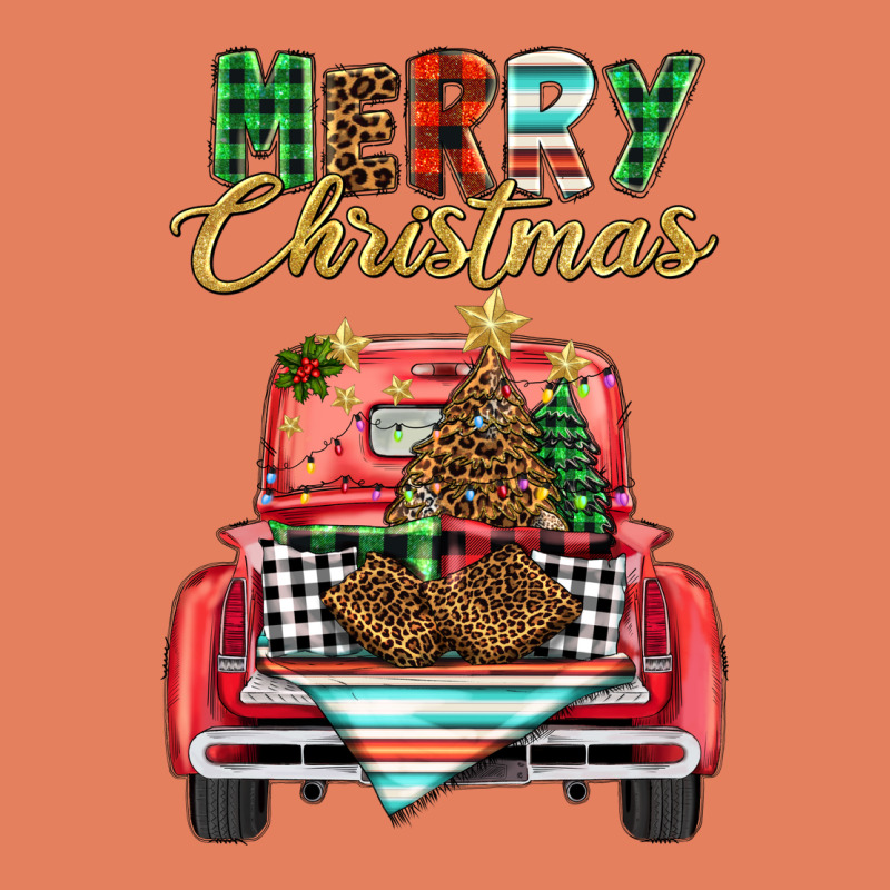 Merry Christmas Truck Classic Tee by BarkalooDesign | Teevron