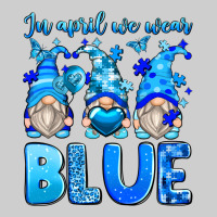 In April We Wear Blue Autism Gnomes Premium Tee | Teevron