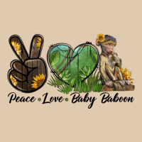 Peace Love Baby Baboon Heavyweight Sweatshirt | Teevron