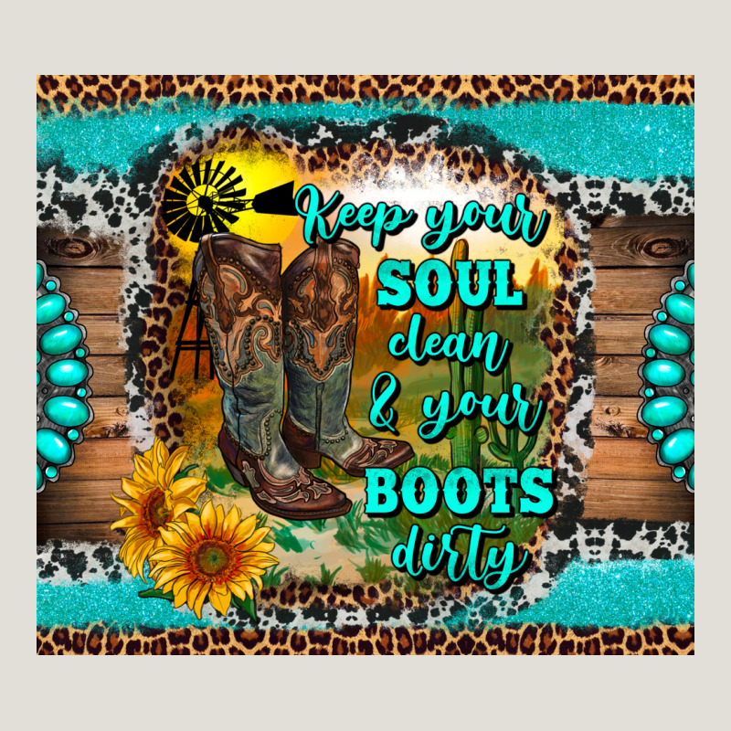 Keep Your Soul Clean And Your Boots Dirty Heavy Core Tee by RanaPortraitStore | Teevron