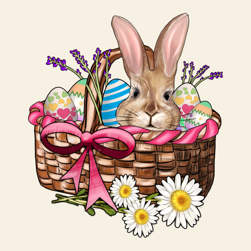 Easter Bunny And Basket Vintage Tee by AdoDesignShop | Teevron