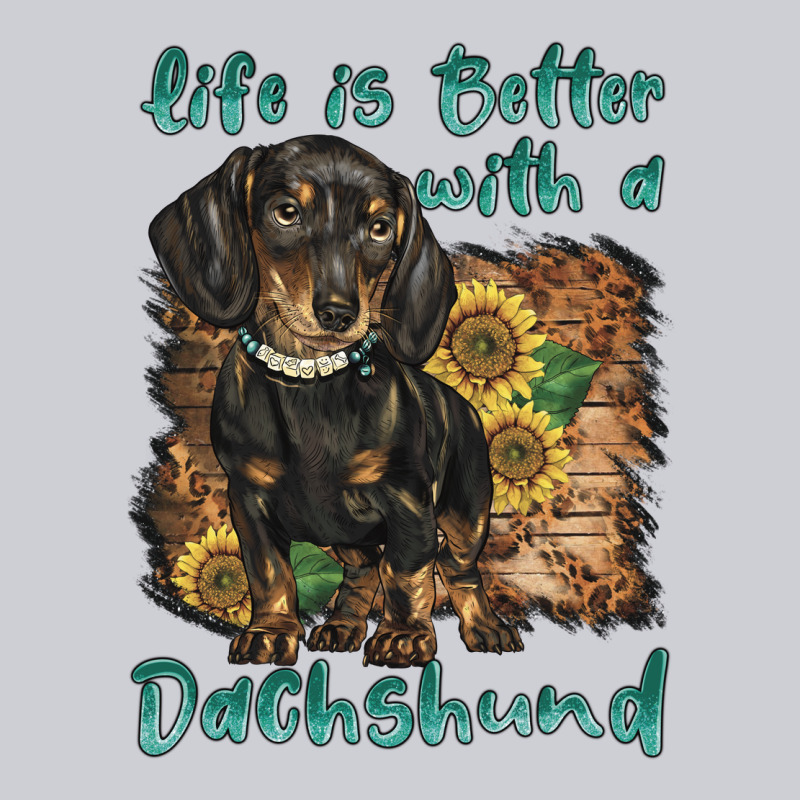 Life Is Better With A Dachshund Heavyweight Sweatshirt by BarkalooDesign | Teevron
