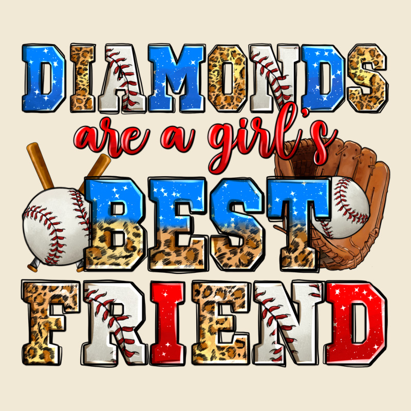 Diamonds Are A Girl's Best Friend Baseball Premium Tee by Zillion Design Studio | Teevron