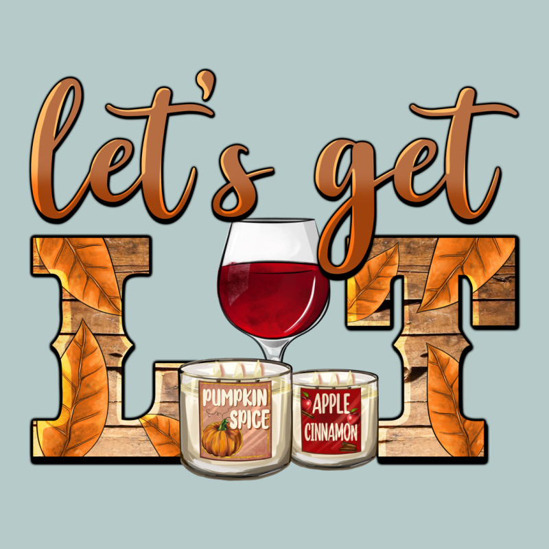 Let's Get Lit Candles Heavy Core Tee by BarkalooDesign | Teevron