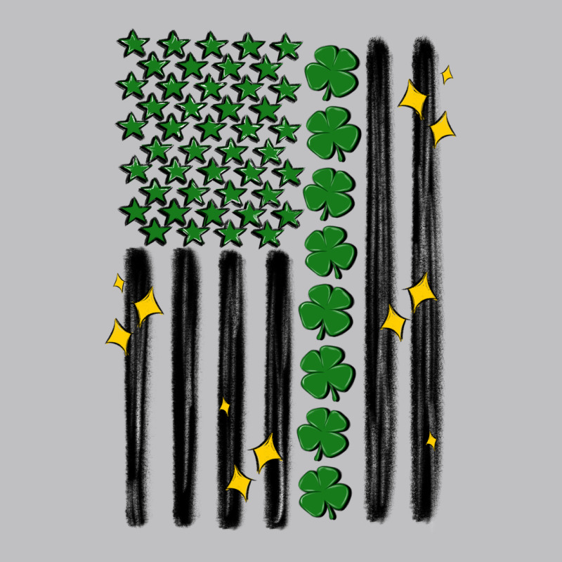 Shamrock Usa Flag Long Sleeve Tee by MaliasSmallBusiness | Teevron