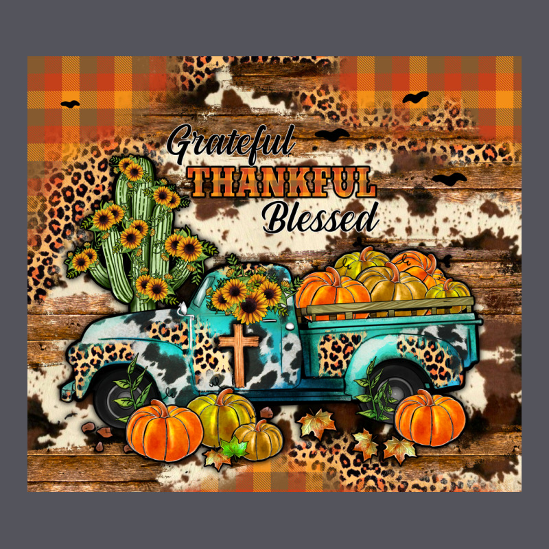 Grateful Thankful Blessed Vintage Hoodie by JahusDesignShop | Teevron