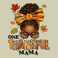 One Thankful Mama Afro Messy Bun Heavy Core Tee | Teevron