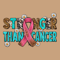 Stronger Than Cancer With Cancer Ribbon Vintage Tee | Teevron