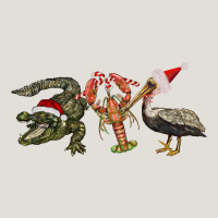 Christmas Alligator Pelican Crawfish Heavy Core Tee | Teevron