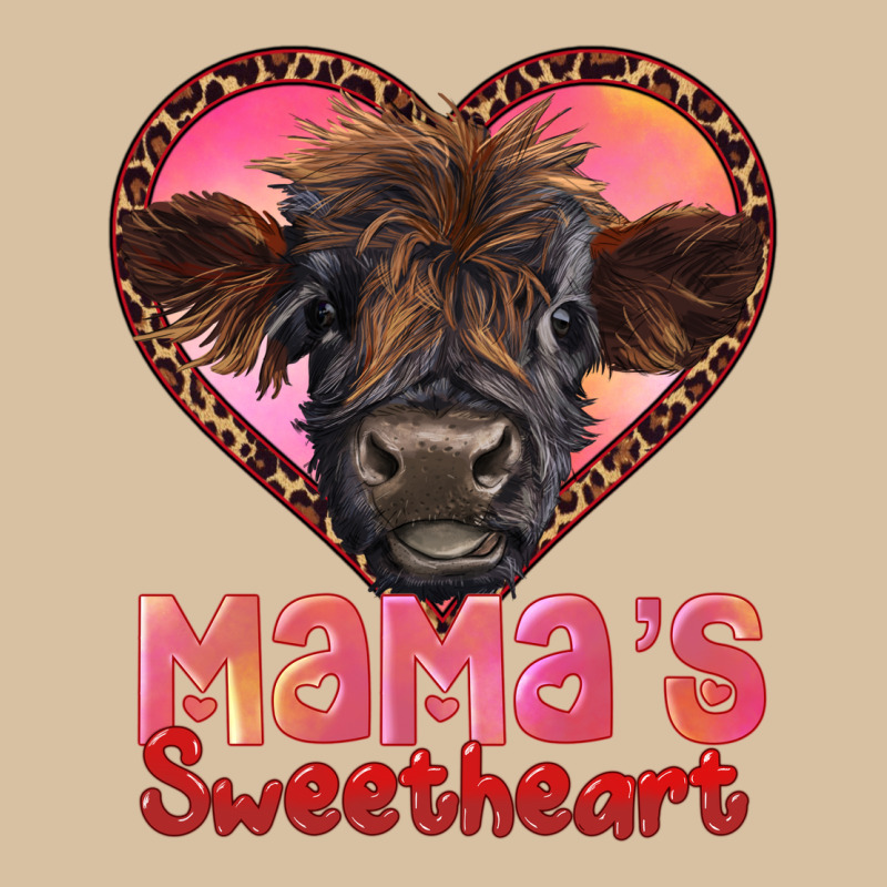 Mama's Sweetheart Highland Calf Heavyweight Hoodie by RanaPortraitStore | Teevron