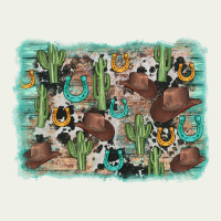 Cactus Cowboy Hat Background Urban Heavy Tee | Teevron