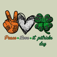 Peace Love St Patrick's Day Heavyweight Hoodie | Teevron
