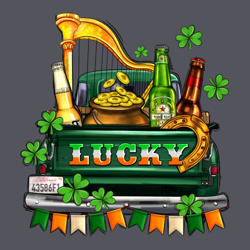 Lucky Truck With Flags And Beers Vintage Hoodie by AdoDesignShop | Teevron