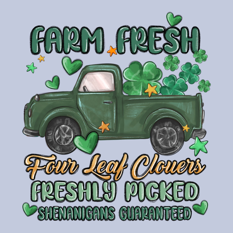 Farm Fresh Four Leaf Clovers Long Sleeve Tee by MaliasSmallBusiness | Teevron