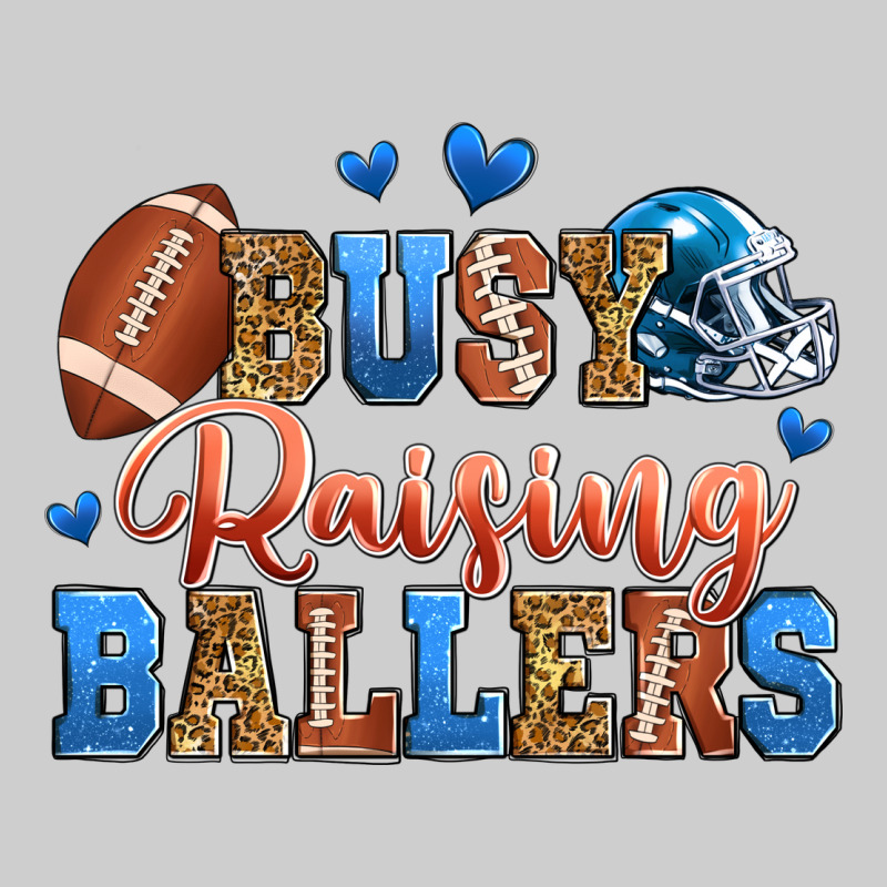 Busy Raising Ballers American Football Premium Tee by Zillion Design Studio | Teevron