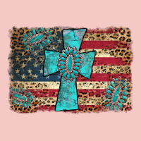 Flag And Turquoise Cross Urban Heavy Tee | Teevron