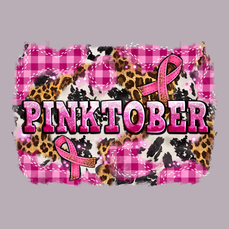 Pinktober With Cancer Ribbon Vintage Tee by AdoDesignShop | Teevron