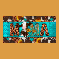 Mama Holstein Cow License Plate Urban Heavy Tee | Teevron