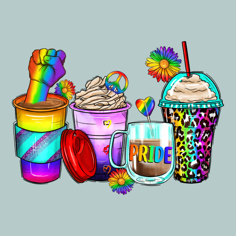 Pride Coffee Cups Heavy Core Tee by Zillion Design Studio | Teevron