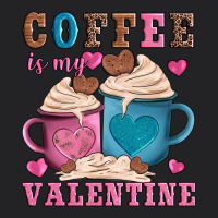Valentines Day Coffe Is My Valentine Vintage Tee | Teevron