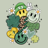 St Patricks Day Green Smile Long Sleeve Tee | Teevron