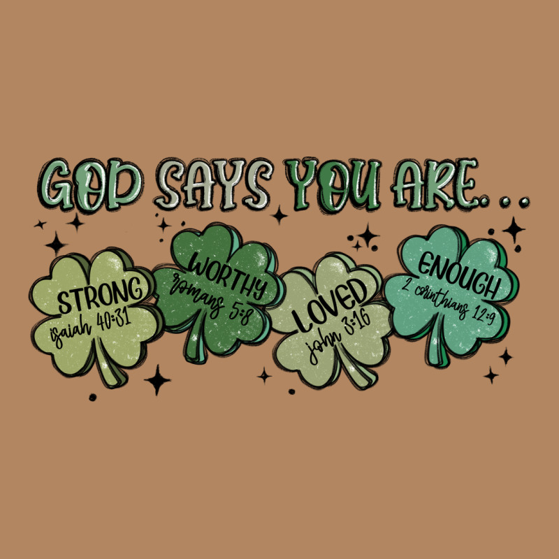God Says I Am Patrick's Day Long Sleeve Tee by MaliasSmallBusiness | Teevron