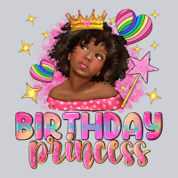 Birthday Princess With Afro Girl Heavyweight Sweatshirt | Teevron