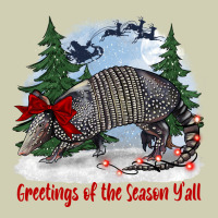 Greetings Of The Season Y'all With Armadillo Heavy Core Tee | Teevron