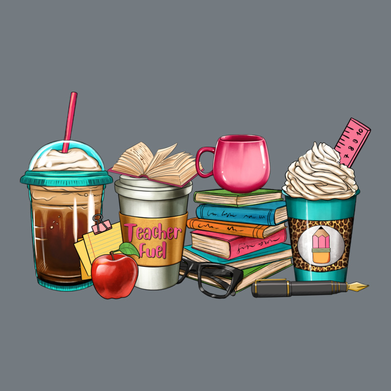 Teacher Fuel Coffee Cups Heavyweight Sweatshirt by Jasminsmagicworld | Teevron