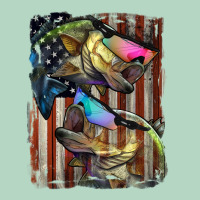 American Flag With Bass Fish Classic Tee | Teevron