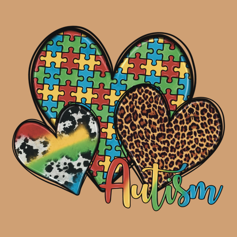 Autism Hearts Leopard Cowhide Vintage Tee by Artiststas | Teevron