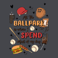 At The Ballpark Is Where I Spend Most Of My Day Long Sleeve Tee | Teevron