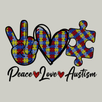 Peace Love Autism Heavyweight Hoodie | Teevron