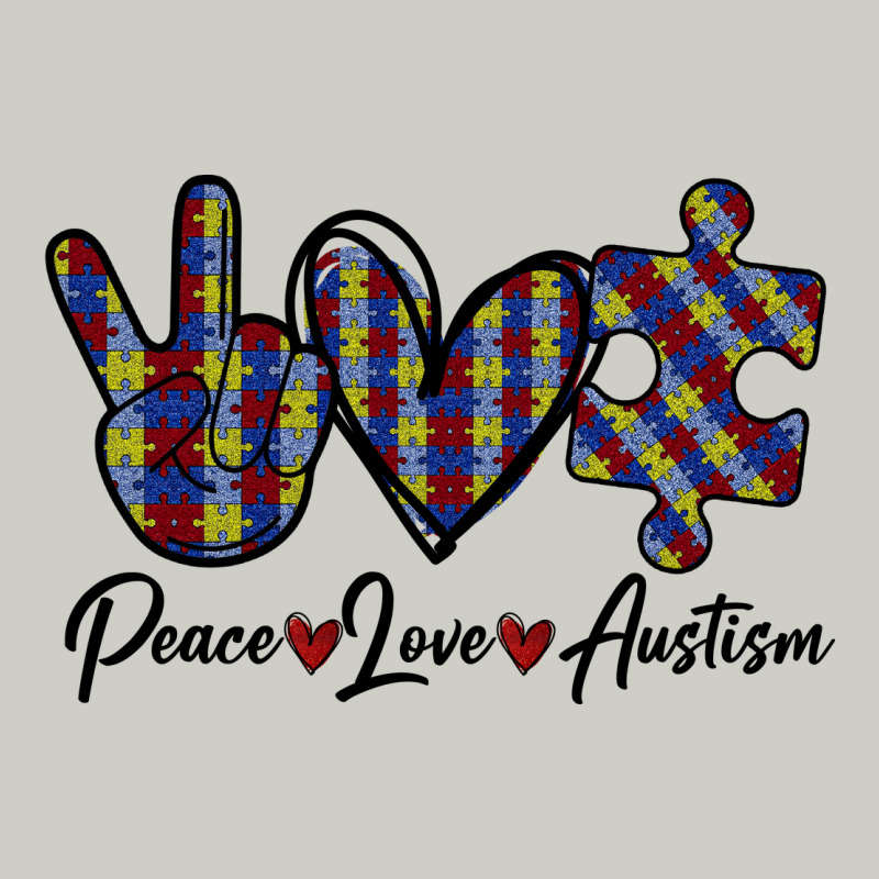 Peace Love Autism Heavyweight Hoodie by Bettercallsaul | Teevron