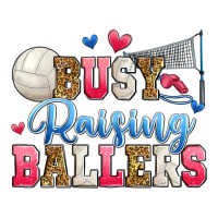 Busy Raising Ballers Volleyball Premium Tee | Teevron