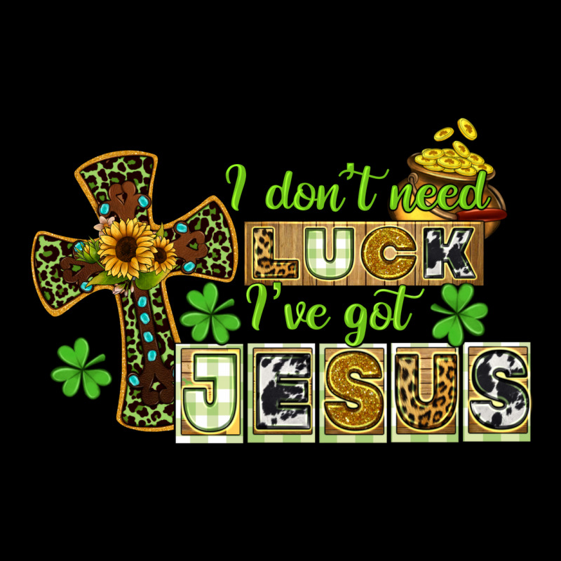 I Dont Need Luck Ive Got Jesus Urban Hoodie by CowGirlArtShop | Teevron