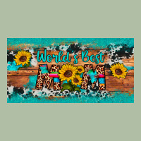 World's Best Mom Sunflower License Plate Urban Heavy Tee | Teevron