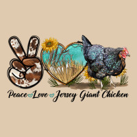 Peace Love Jersey Giant Chicken Heavyweight Sweatshirt | Teevron