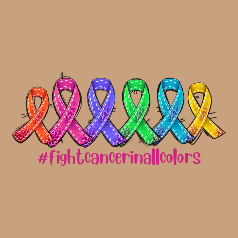 Fight Cancer In All Colors Vintage Tee by AdoDesignShop | Teevron