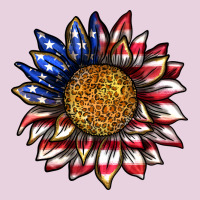 4th Of July Sunflower Ladies Tee | Teevron