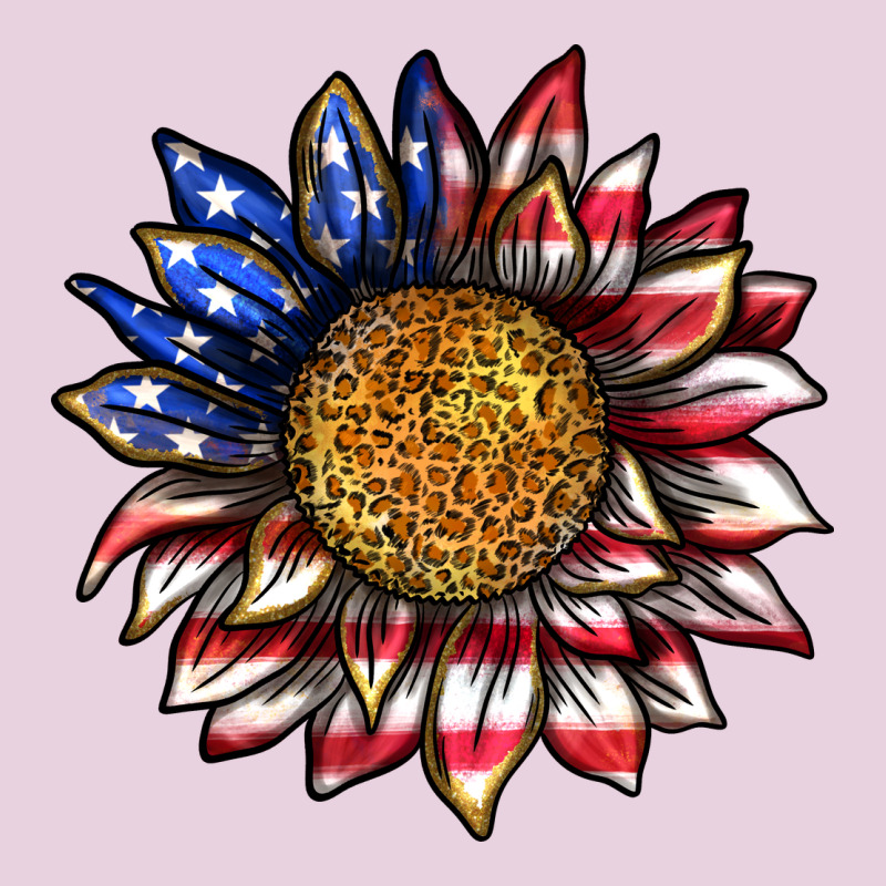 4th Of July Sunflower Ladies Tee by texasbilliewilder | Teevron