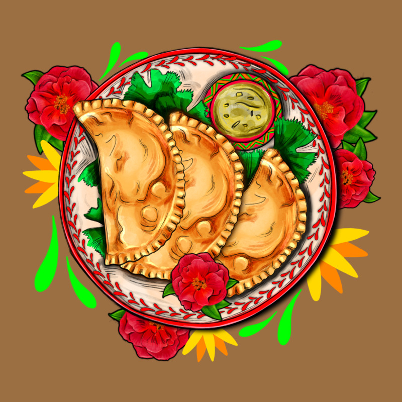 Empanadas Plate And Roses Vintage Tee by AdoDesignShop | Teevron