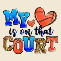 My Heart Is On That Court Basketball Premium Tee | Teevron