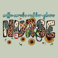 Nurse Coffee Scrubs Rubber Gloves Ladies Tee | Teevron