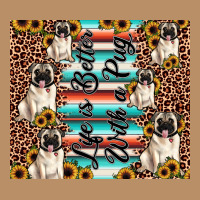 Life Is Better With A Pug Vintage Hoodie | Teevron