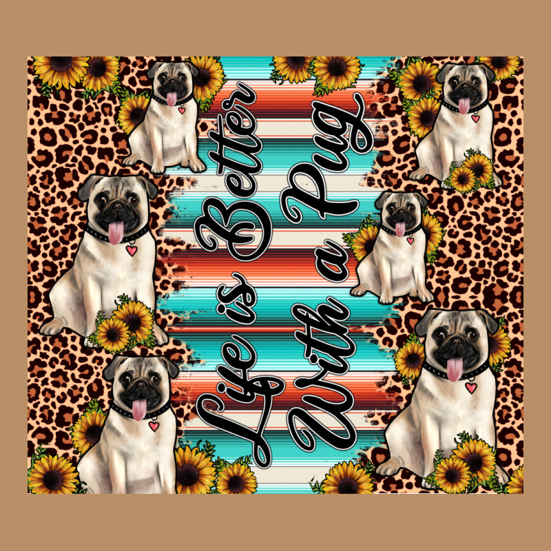 Life Is Better With A Pug Vintage Hoodie by JahusDesignShop | Teevron