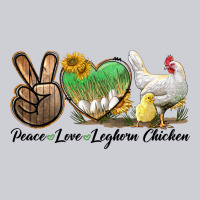Peace Love Leghorn Chicken Heavyweight Sweatshirt | Teevron