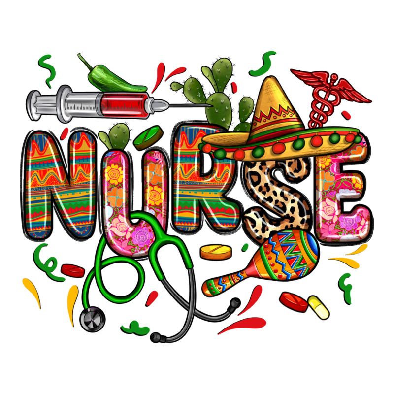 Cinco De Mayo Nurse Ladies Tee by Zillion Design Studio | Teevron