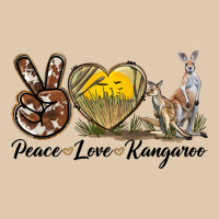 Peace Love Kangaroo Heavyweight Sweatshirt | Teevron
